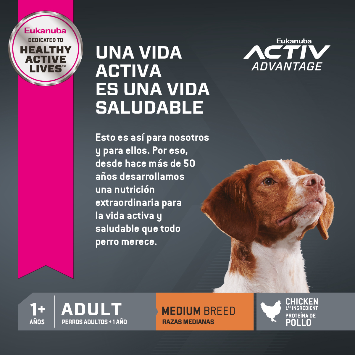 Eukanuba Adulto Medium - mi huella