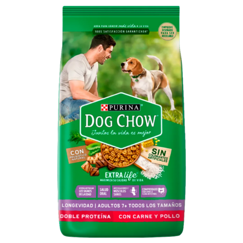 Dog Chow Longevidad (Adultos +7) - mi huella