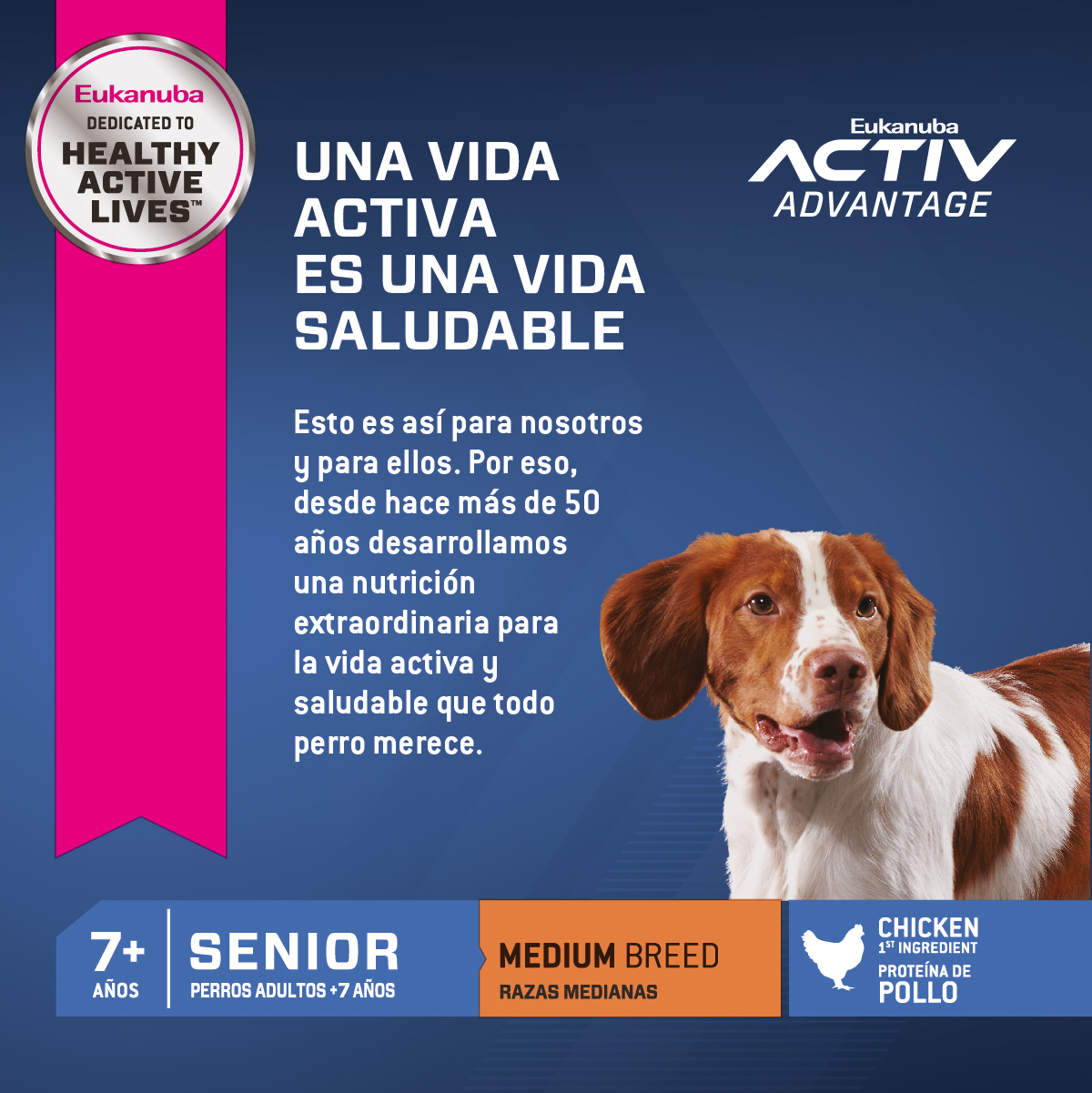 Eukanuba Senior Medium 7+ - MI HUELLA